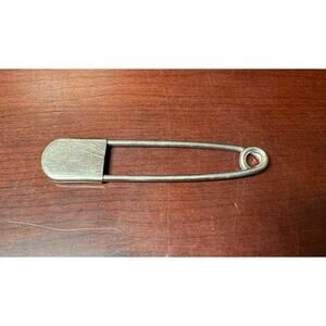 Vintage Horse Blanket Steel Safety Pin 4 1/2 inches Long